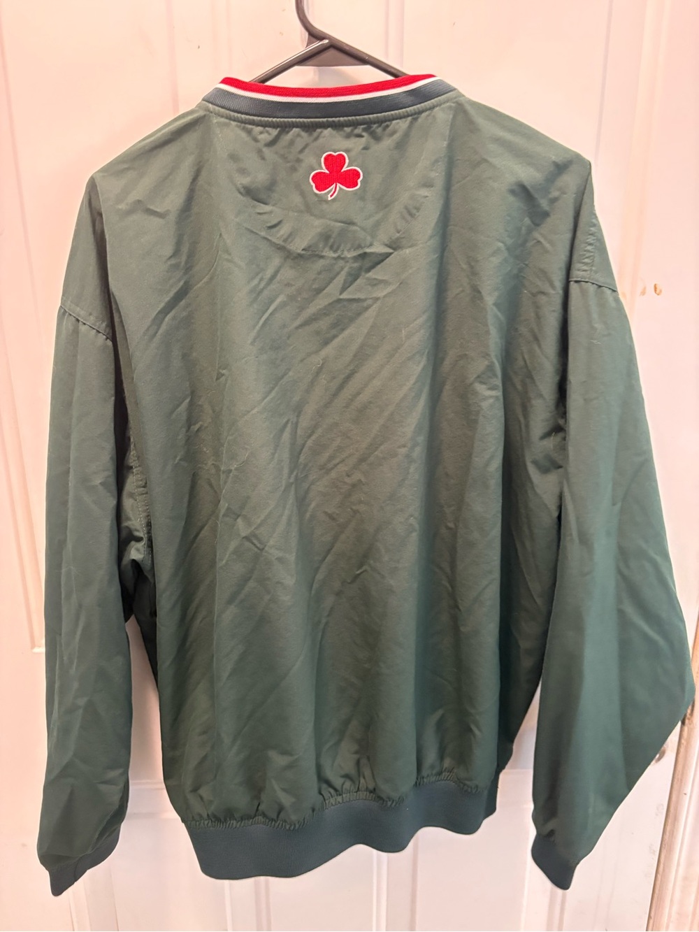 Nike Team Red Sox Green Pullover Center Swoosh - Picture 8 of 9
